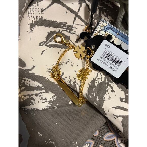 Watson Luxe FOG Fear of God Streetwear Hoodie Large Brown Christ Graphic NWT - Picture 11 of 12